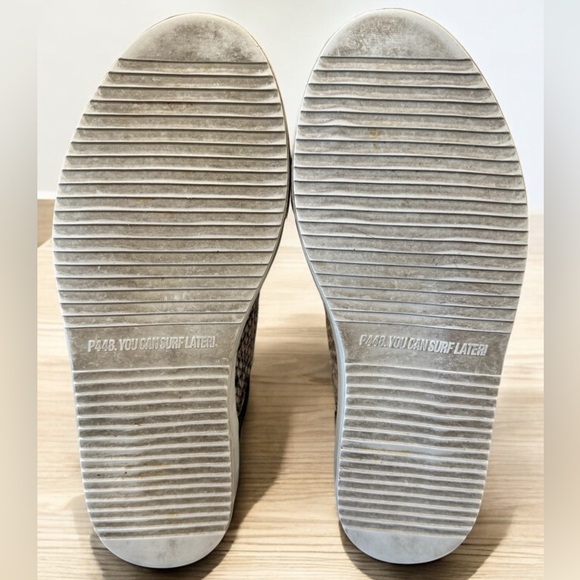 P448 Soho Low-Top Slip-On Sneakers Glitter Green, Size 37 - Picture 9 of 10